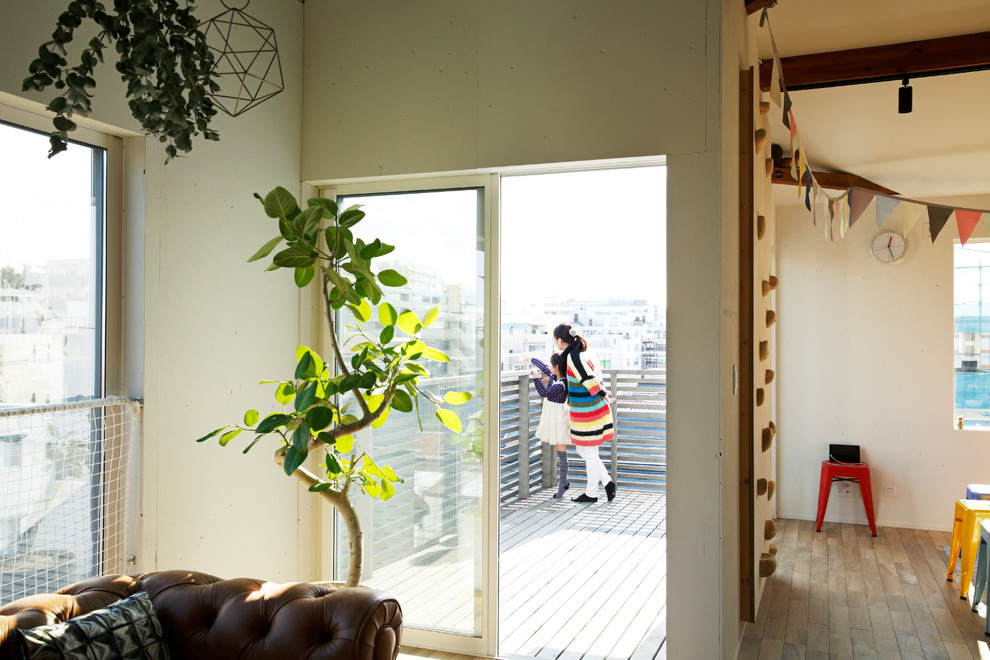 横浜にあるコンテンポラリースタイルのおしゃれなテラス・中庭の写真