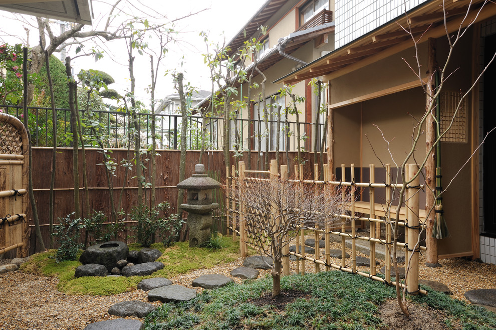 This is an example of a world-inspired patio in Kyoto.