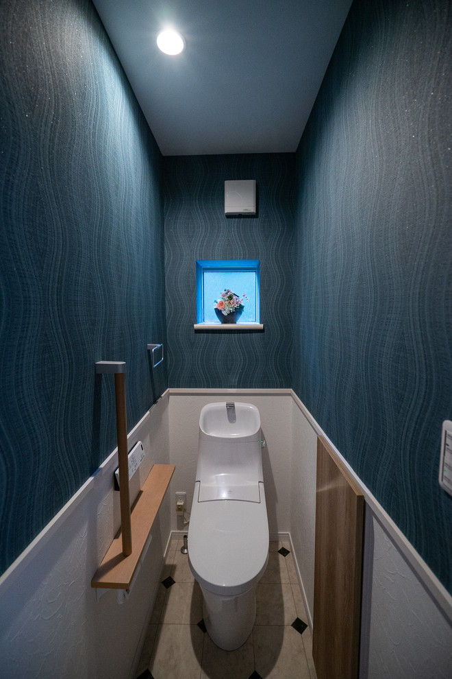 Exempel på ett nordiskt toalett