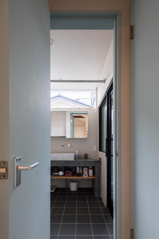 This is an example of a contemporary cloakroom in Other.