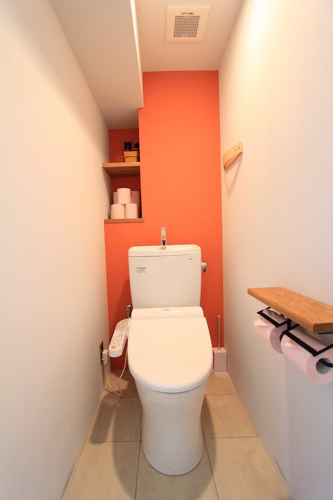 Источник вдохновения для домашнего уюта: туалет в стиле ретро