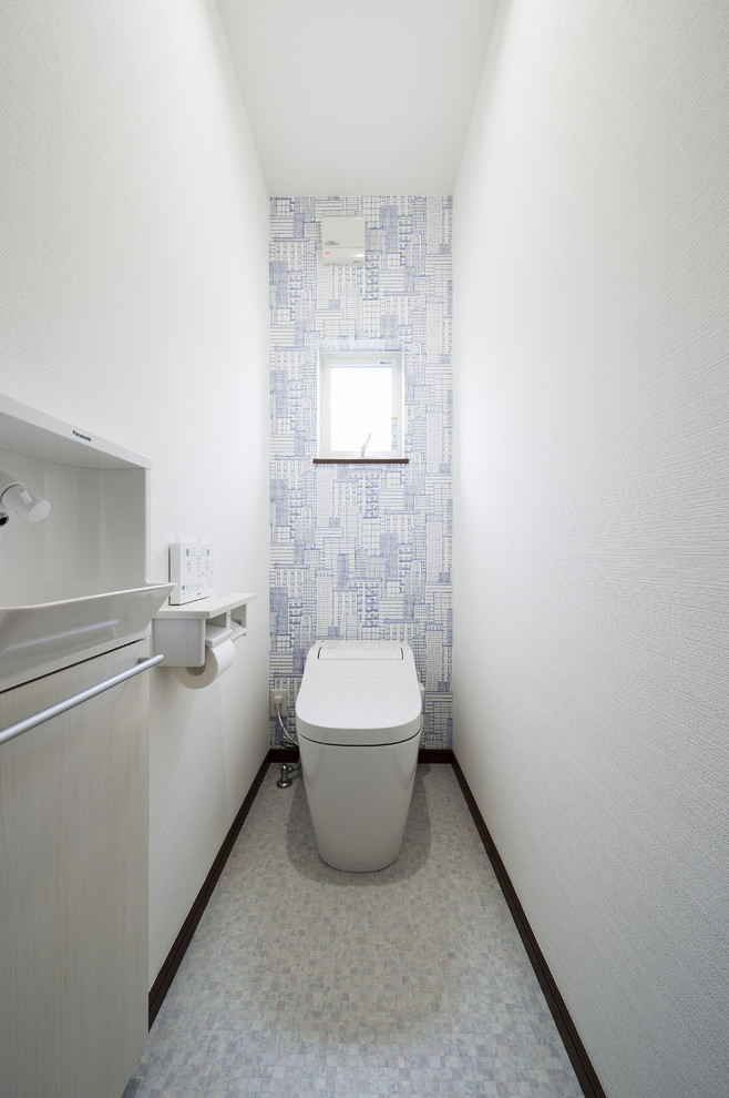 Idée de décoration pour un WC et toilettes design.