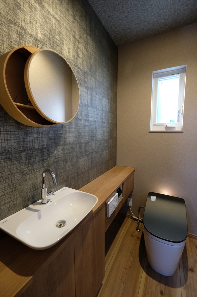 This is an example of a modern cloakroom in Other.