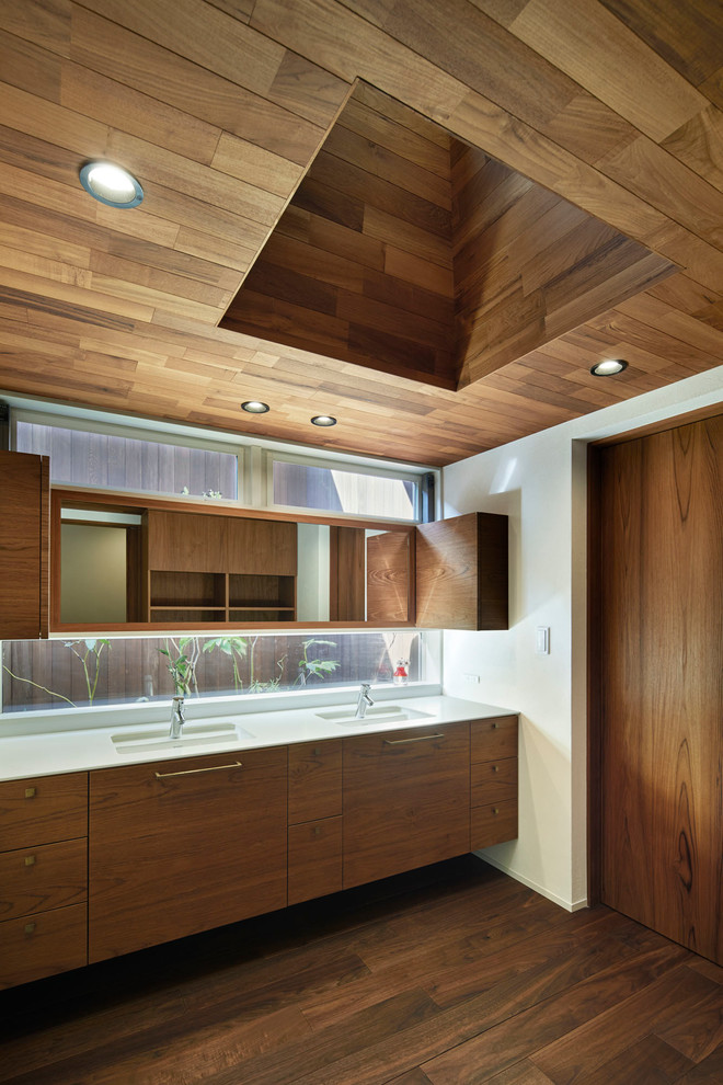 Example of a powder room design in Nagoya