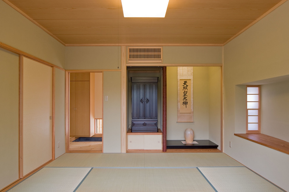 Asiatisches Wohnzimmer in Tokio Peripherie