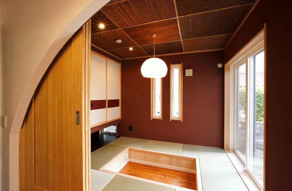 名古屋にある北欧スタイルのおしゃれなファミリールームの写真