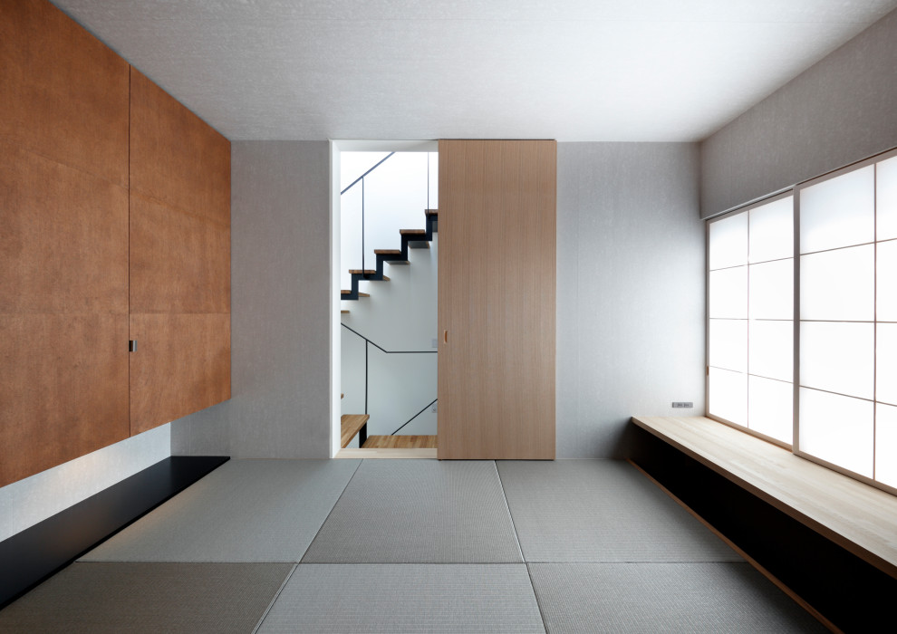 大阪にある北欧スタイルのおしゃれなファミリールームの写真