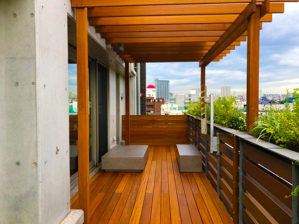 Exempel på en lantlig balkong