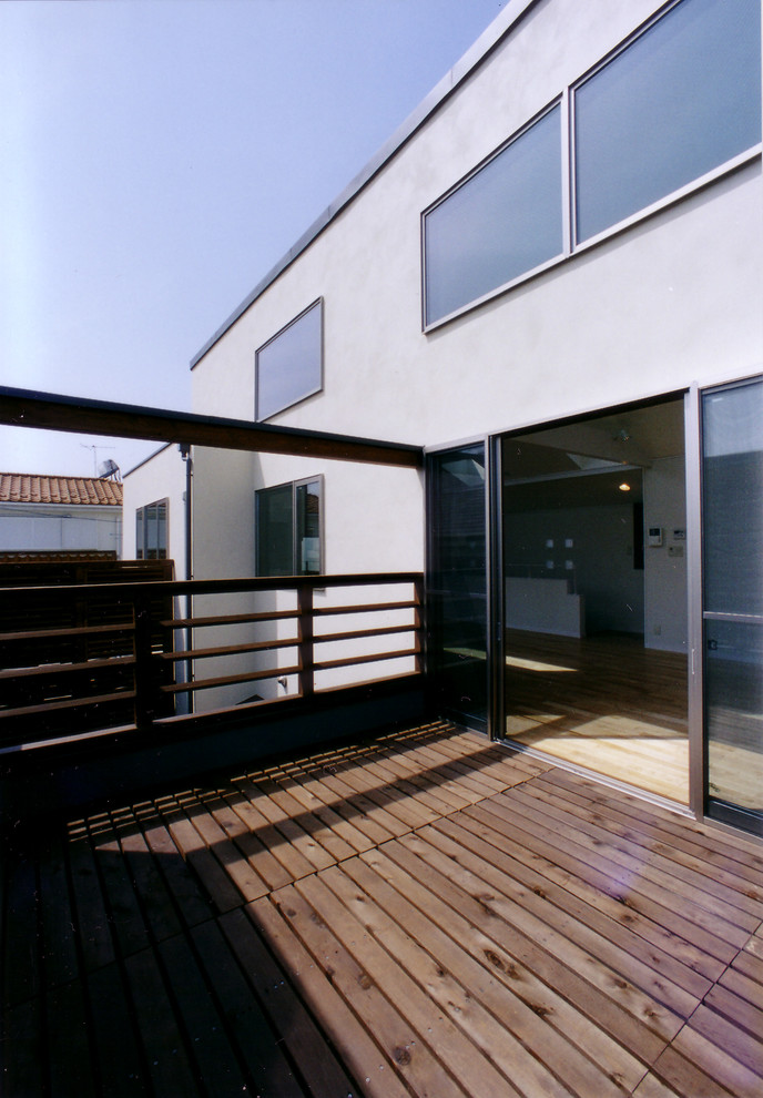 This is an example of a modern balcony in Other.