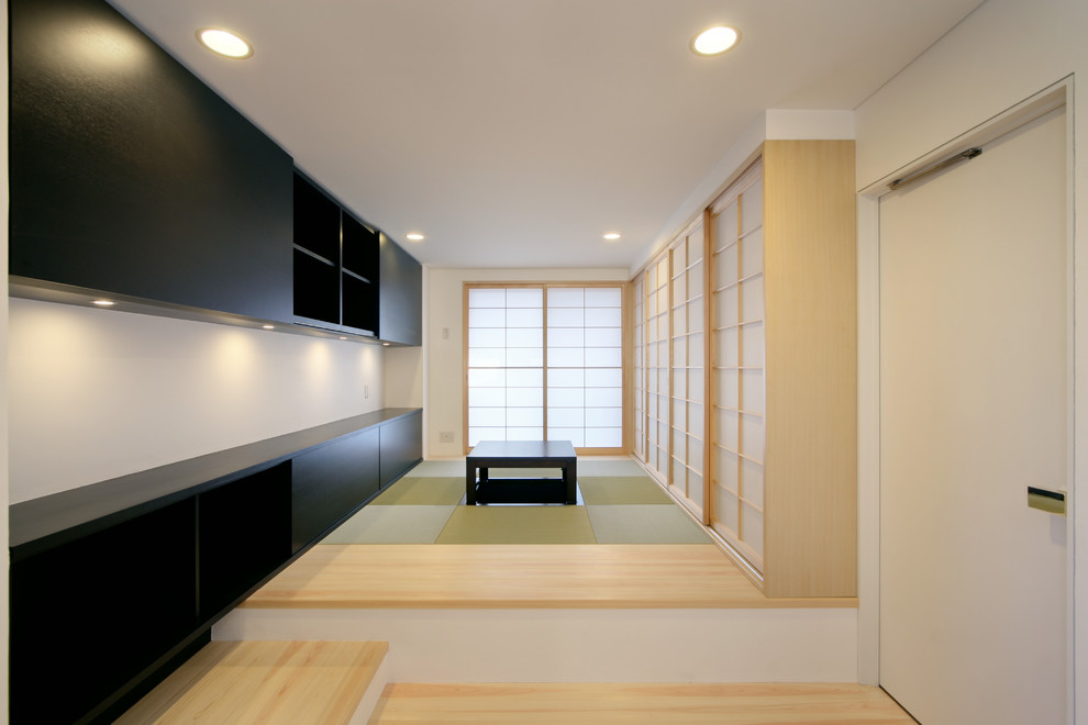 横浜にあるコンテンポラリースタイルのおしゃれなホームオフィス・書斎の写真