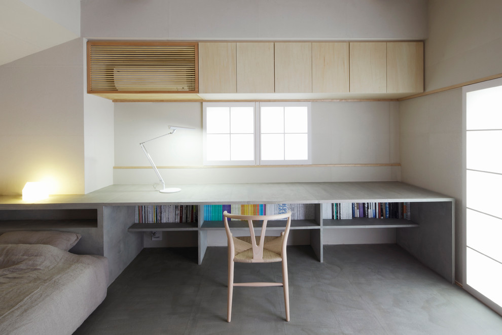 京都にあるおしゃれなホームオフィス・書斎の写真