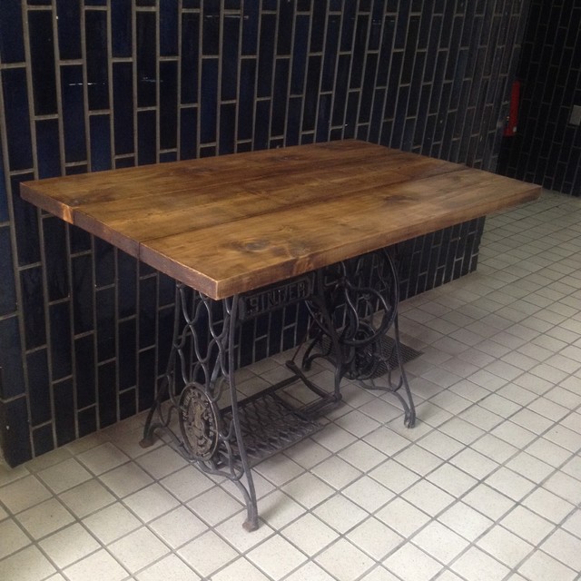 S50.original. Re make.Sewing machine stand Table&Desk Rustic Living