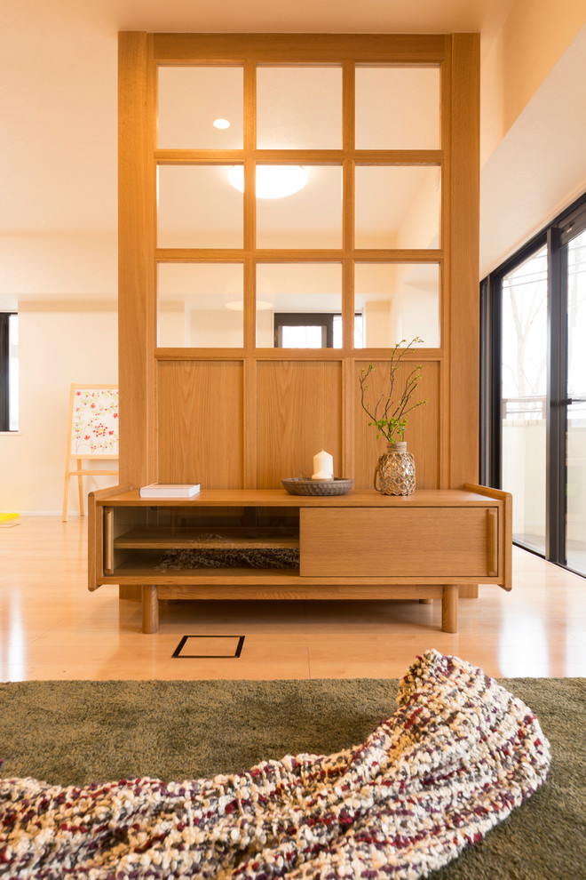Inspiration for a scandi living room in Kobe.