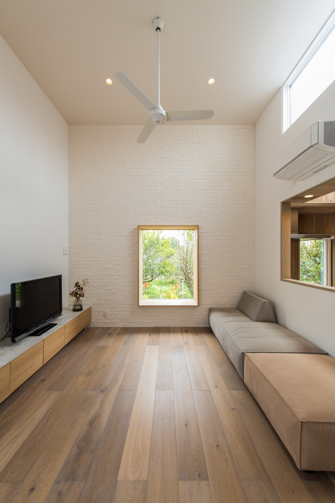 This is an example of a scandi living room in Tokyo.