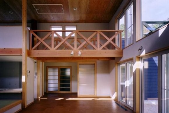 Photo of a world-inspired living room in Kobe.