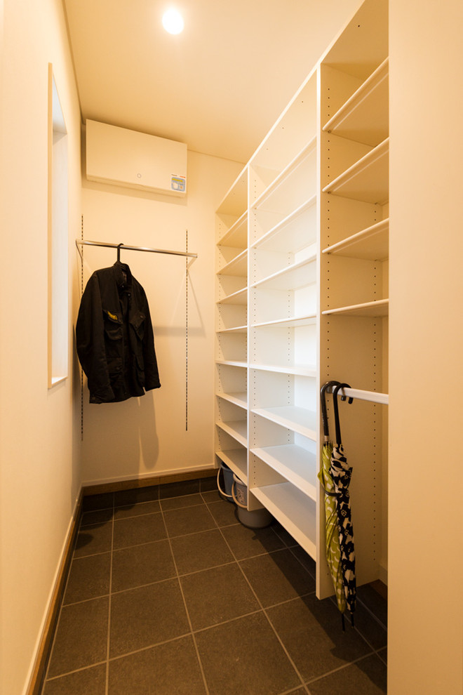 Inspiration for a modern closet remodel in Other