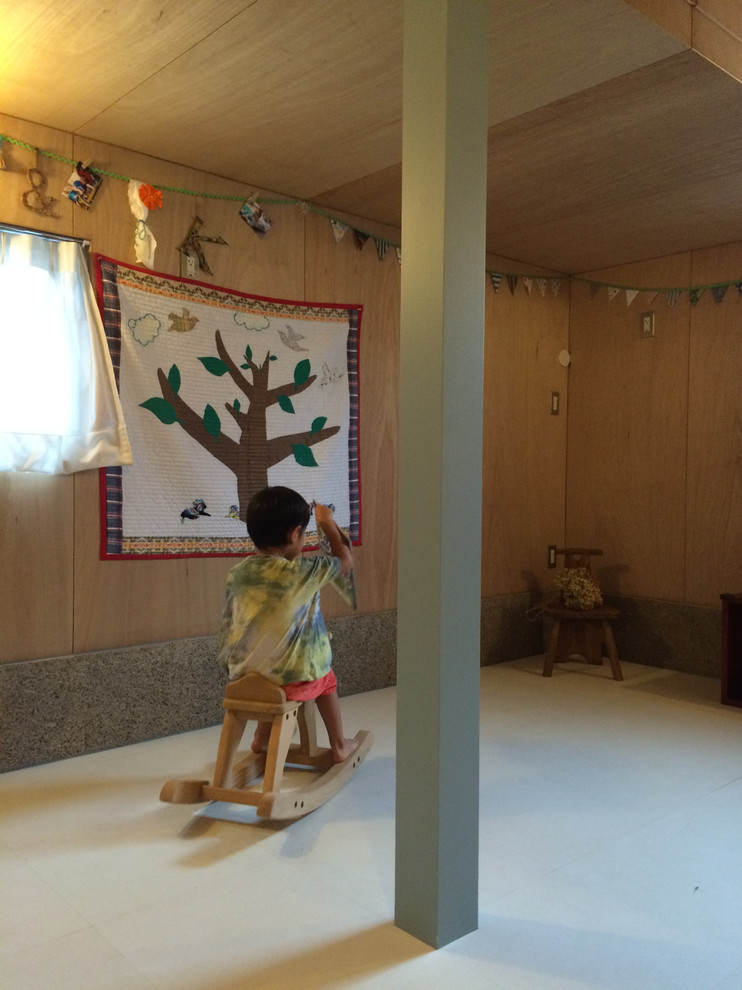 東京23区にあるアジアンスタイルのおしゃれな子供部屋の写真