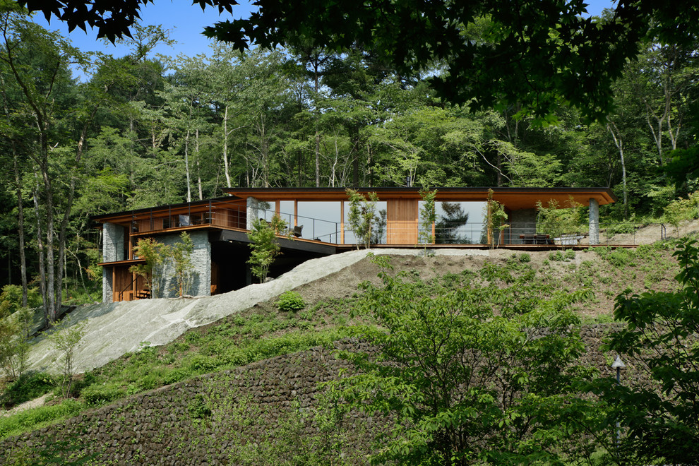 Moderne Holzfassade Haus in Sonstige