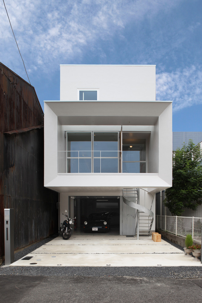 Idee per la facciata di una casa contemporanea