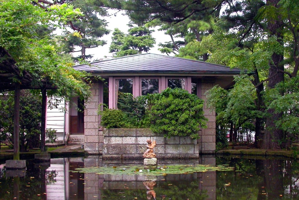 На фото: дом в японском стиле в восточном стиле