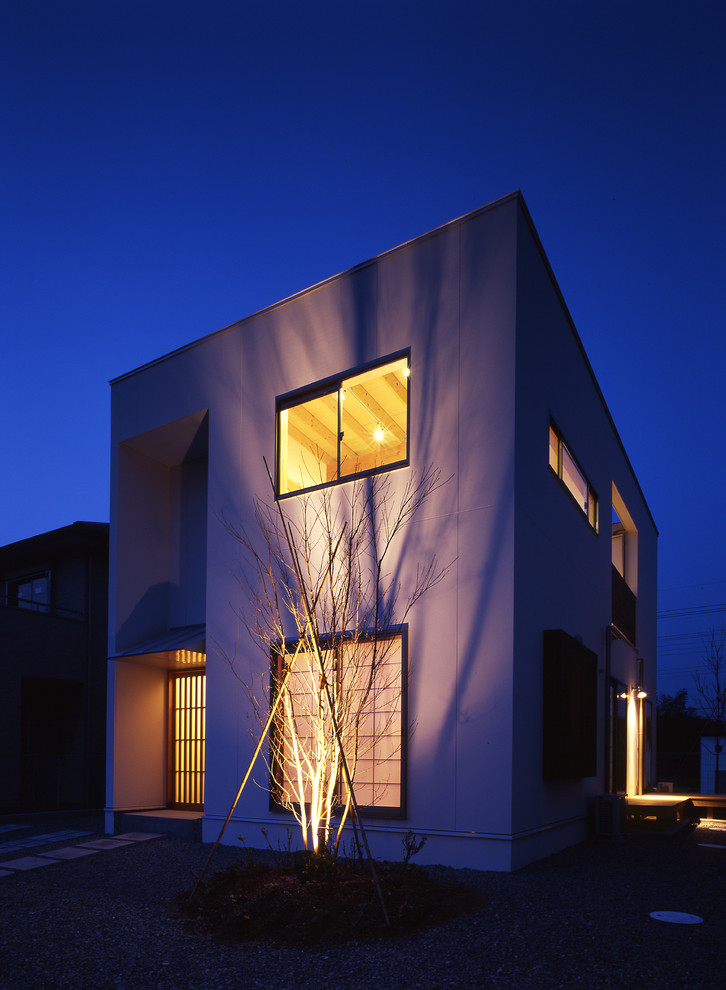 Photo of a world-inspired house exterior in Osaka.