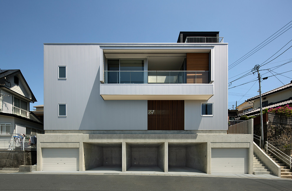 Idee per la facciata di una casa piccola moderna