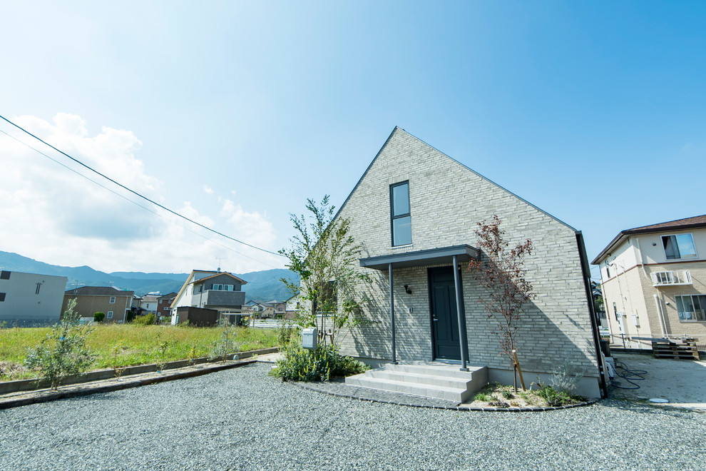 福岡にある北欧スタイルのおしゃれな家の外観の写真