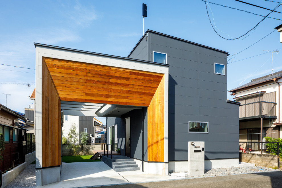 Стильный дизайн: серый дом в стиле лофт - последний тренд