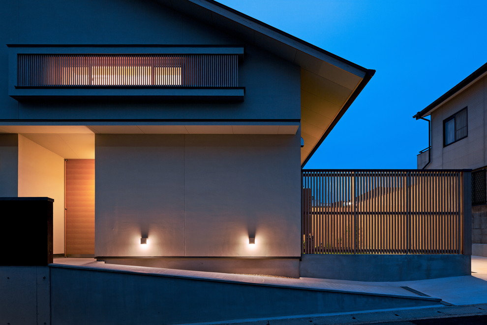 Inspiration for a scandinavian house exterior in Kyoto.