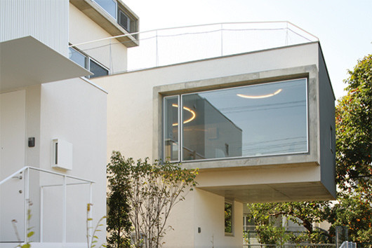 Example of a minimalist exterior home design in Tokyo
