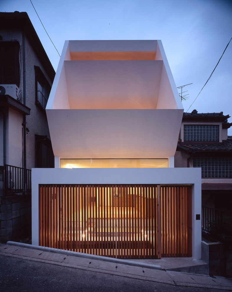 Photo of a world-inspired house exterior in Tokyo.
