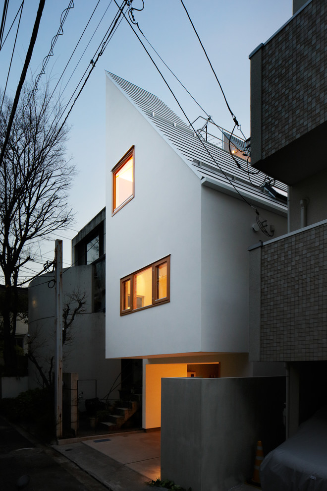 Inspiration for a scandi house exterior in Tokyo Suburbs.