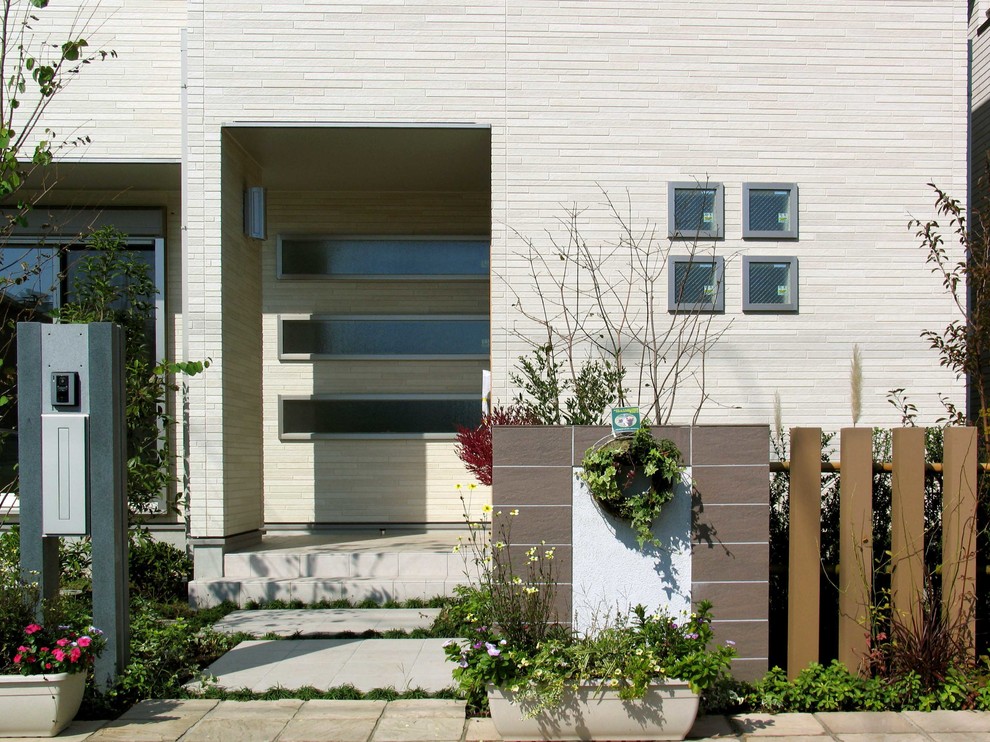 Zweistöckiges Modernes Einfamilienhaus in Tokio Peripherie