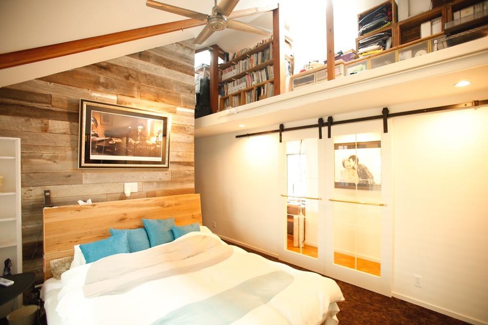 Inspiration for a nautical bedroom in Tokyo Suburbs.