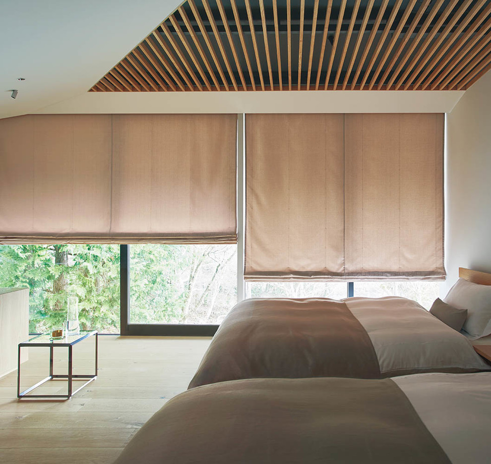 This is an example of a contemporary bedroom in Tokyo.