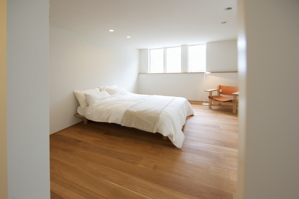 大阪にある北欧スタイルのおしゃれな寝室