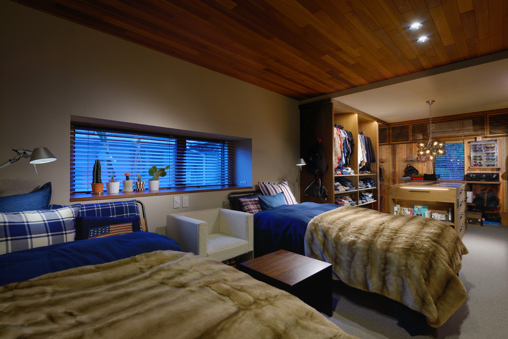 This is an example of a medium sized bedroom in Other.