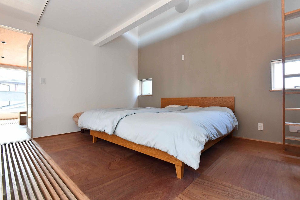 他の地域にある北欧スタイルのおしゃれな寝室のインテリア