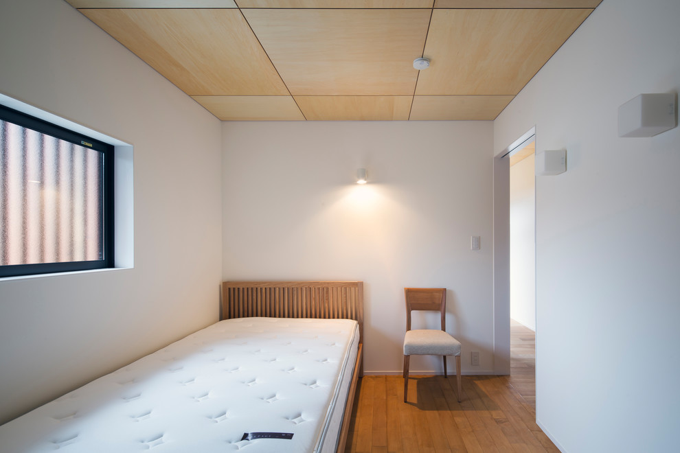 大阪にある和風のおしゃれな寝室のレイアウト