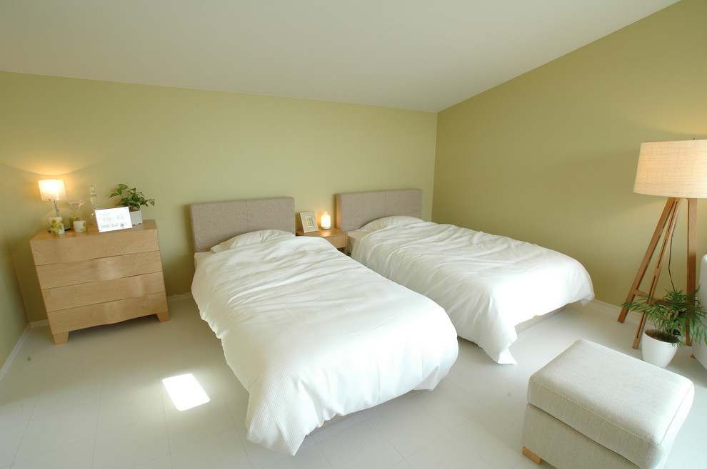 Scandinavian bedroom in Tokyo.