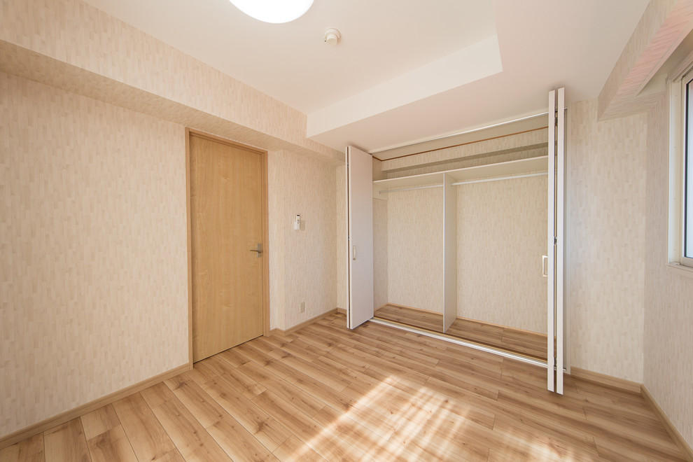 東京23区にある北欧スタイルのおしゃれな寝室のレイアウト