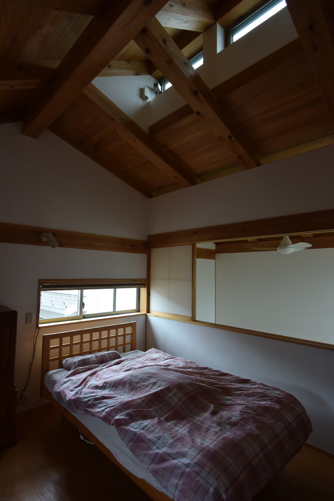 東京23区にある和風のおしゃれな寝室のインテリア