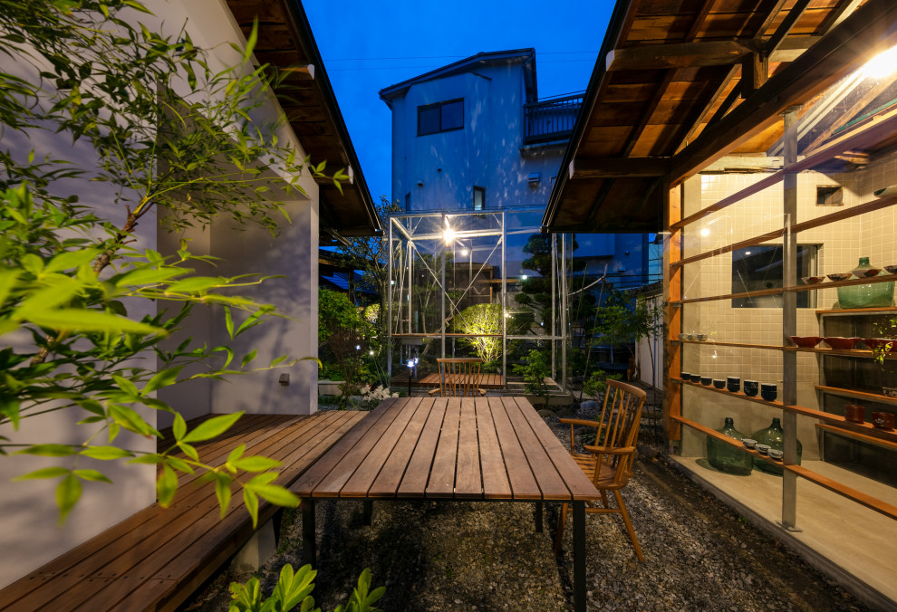 東京23区にあるコンテンポラリースタイルのおしゃれな庭の写真