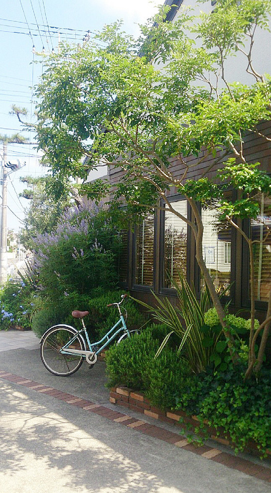 東京23区にあるトラディショナルスタイルのおしゃれな庭の写真