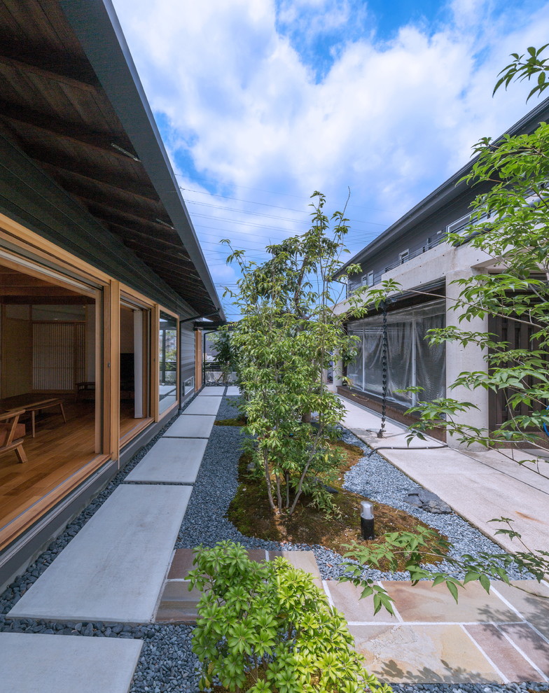 Пример оригинального дизайна: японский сад в восточном стиле