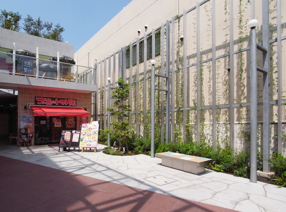 This is an example of a modern garden in Tokyo.