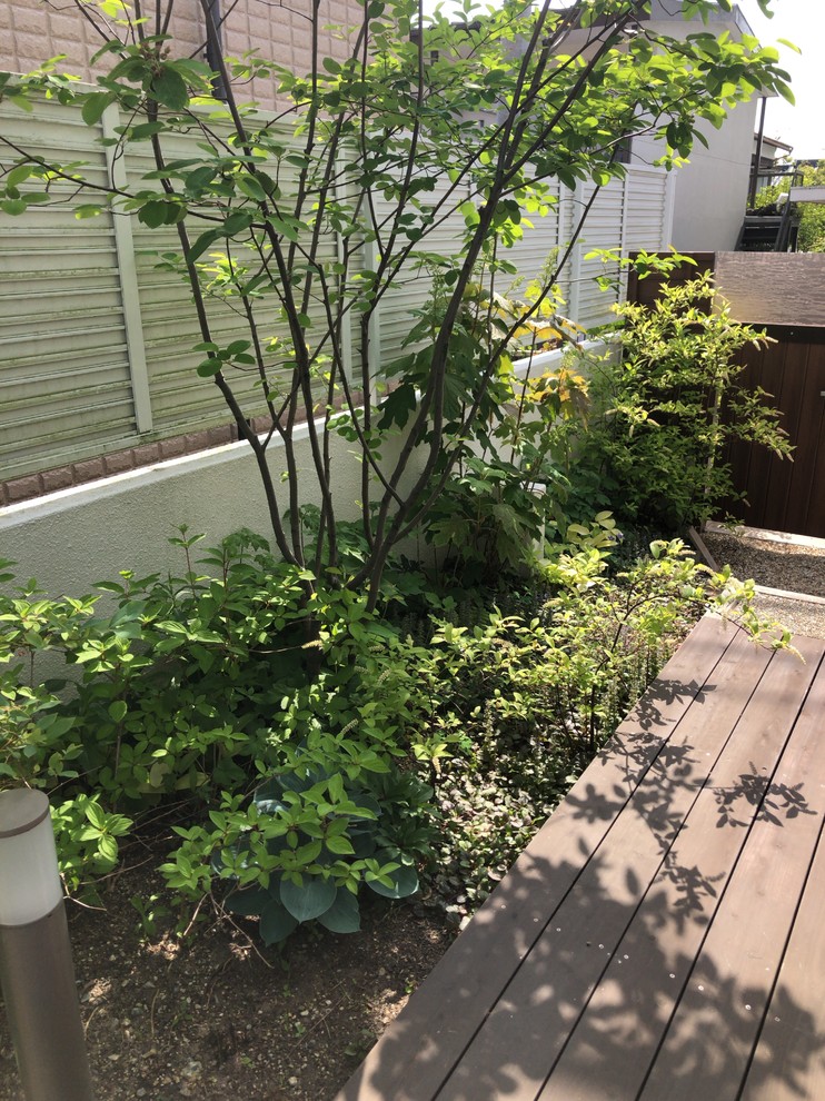 名古屋にある北欧スタイルのおしゃれな庭の写真