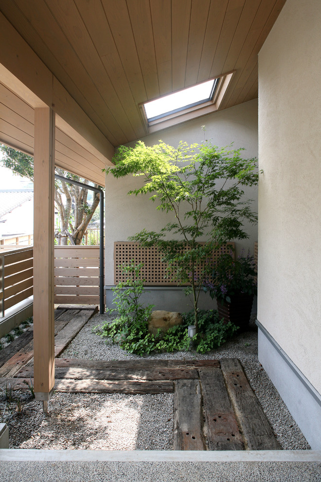 福岡にあるアジアンスタイルのおしゃれな坪庭の写真