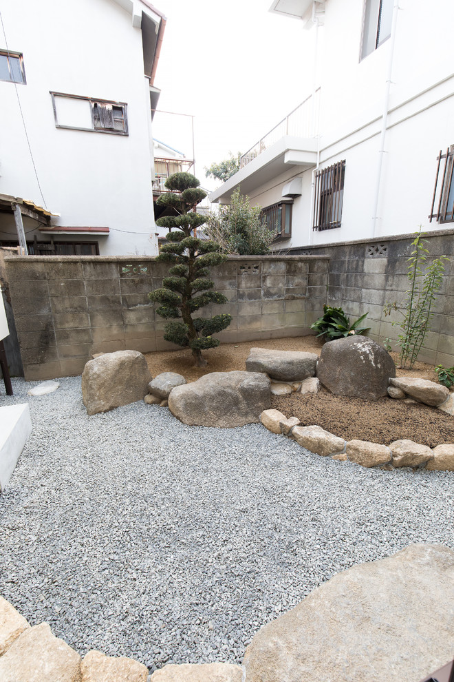 Geometrischer Asiatischer Garten in Osaka
