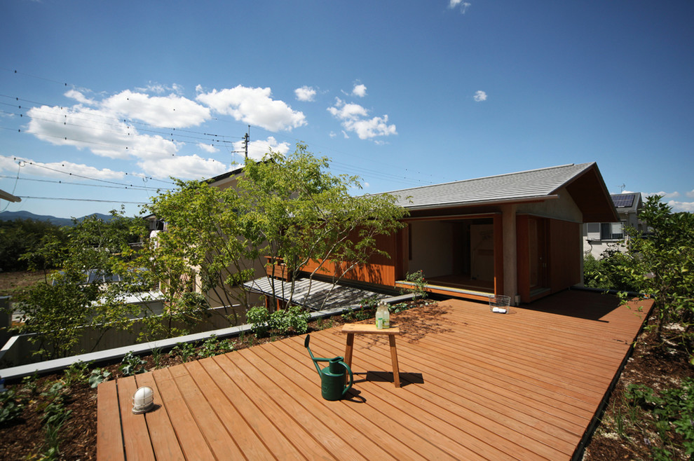 Design ideas for a modern landscaping in Tokyo Suburbs.